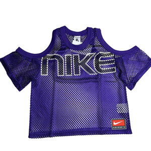 Nike T-Shirt Purple Mesh Tank Top Running